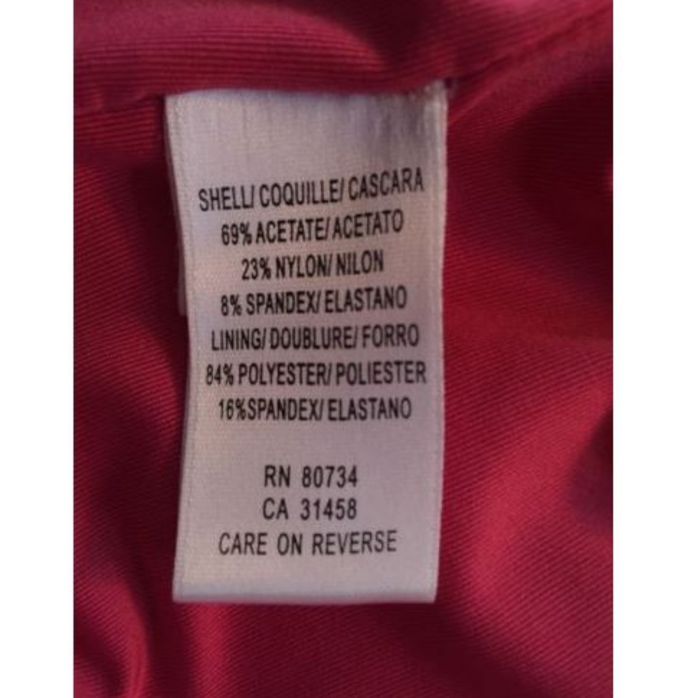 Bcbg Maxazria Strapless Drape Open Back Dress Xs - image 7